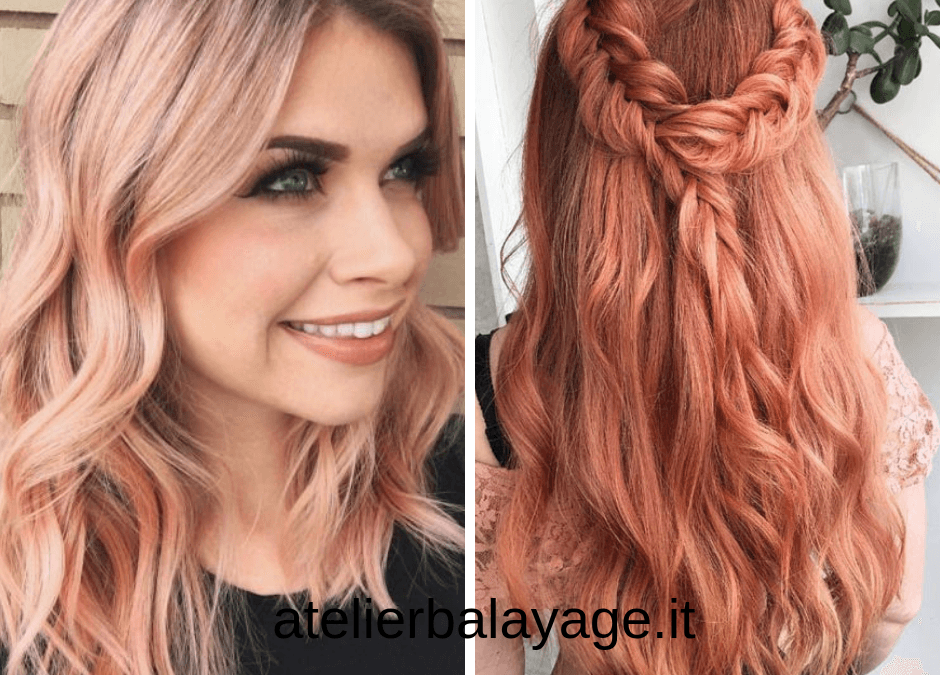 Balayage Peach Blonde: il colore pesca conquista l’estate 2019