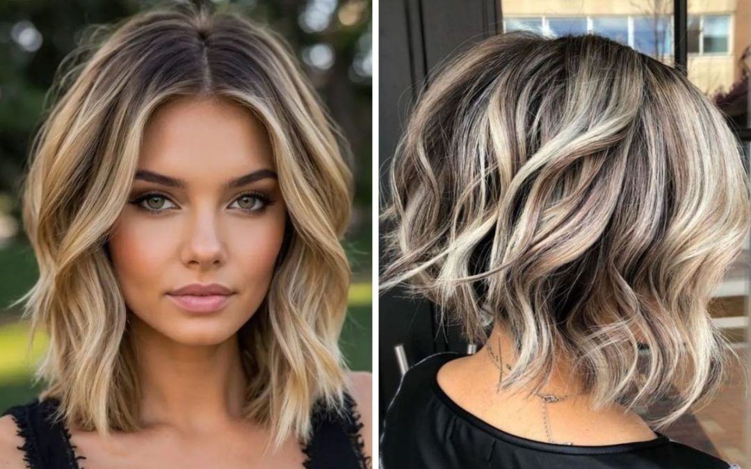 Balayage Biondo su Capelli Castani per un look più giovane e solare