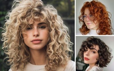 Capelli Ricci con frangia laterale: i migliori look a cui ispirarsi